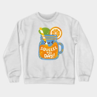 Orange Juice Motivation Crewneck Sweatshirt